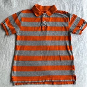Children’s Place Boy’s Orange & Gray Polo Size: Boy’s 7/8